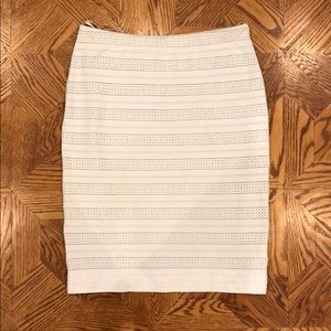 BCBGMAXAZRIA Patterned Midi Skirt